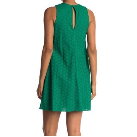 Calvin Klein Eyelet Pattern Shift Dress Size 8 - Picture 3 of 13